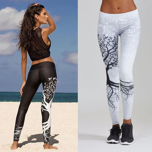 WOMEN Panther Printed serious 8 Leggings Hot Sell Women's Skull&flower Black Leggings Digital Print Pants Trousers Stretch Pants Plus Size