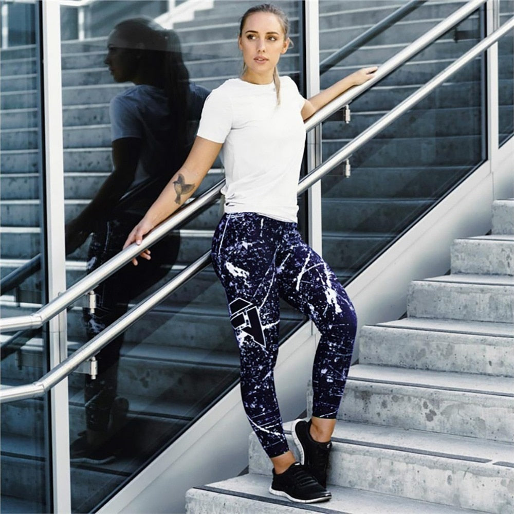 Women PANTHER Printed serious 2 Leggings Slim High Waist Elasticity Leggings Fitness Printing leggings Breathable Woman Pants Leggings Push Up Strength