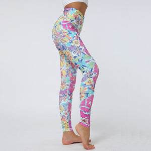 New Fashion Colorful Gym  Workout Running Pants  Sport Fitness Yoga Leggings