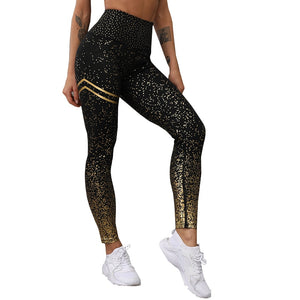 Panther New Women Print Serious 17 Black Leggings Exercise Fitness Push Up Workout Yoga Pants